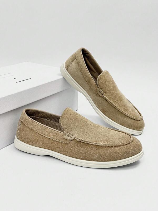 Men's Casual Loafers Thin Sole Breathable Solid Color Driving Shoes Slip-On Shoes Indoor Street Shoes Moccasins Dad Shoes Nurse Lightweight Men Shoes