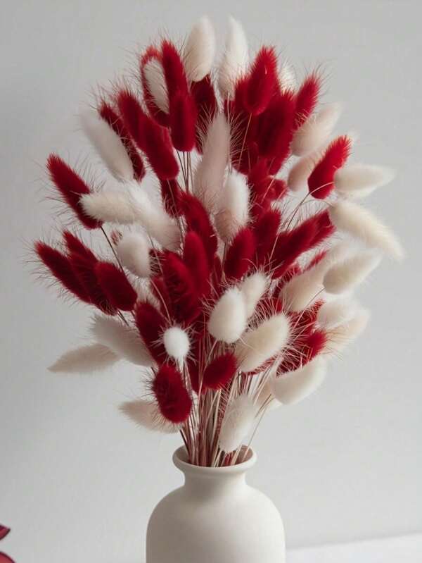 240pcs Reed Flower Bouquet, Pampas Grass Dried Flowers, Boho Style Baby's Breath Dried Flowers - Perfect For Easter, New Year, Valentine's Day Decoration, Wedding, Party And Tabletop Decor, Home And Kitchen Decor, Dried And Artificial Flowers Decoration