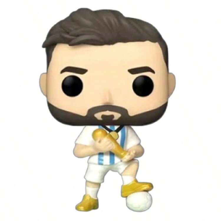 Muñeco Messi Genérico Para Niños Gold Edition - Multicolor - Añade 2