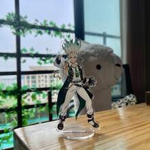 Figura acrilica de 15 CM del anime Dr. Stone con los personajes Senku Ishigami, Taiju Oki, Yuzuriha Ogawa y Kohaku. Adorno decorativo creativo del anime "Science Revival" , un regalo ideal para amigos - Multicolor - Ver 7