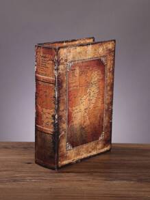 1/3pcs Vintage Faux Books, Decorative Tabletop Accents For Study, Living Room, Bedroom, Multifunctional With Storage, Stationery & Jewelry Box