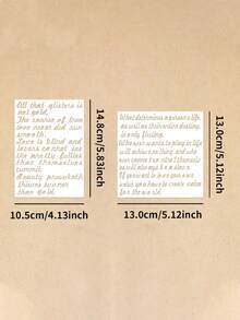 8 件白色 PET 绘图模板套装 - 用于素描、绘画和着色的高端艺术用品 - 非常适合 DIY 剪贴簿、日记、书法和水彩画项目 - 包括丙烯酸颜料配件、着色书工具和装饰文具套件 - 成人和青少年艺术文具