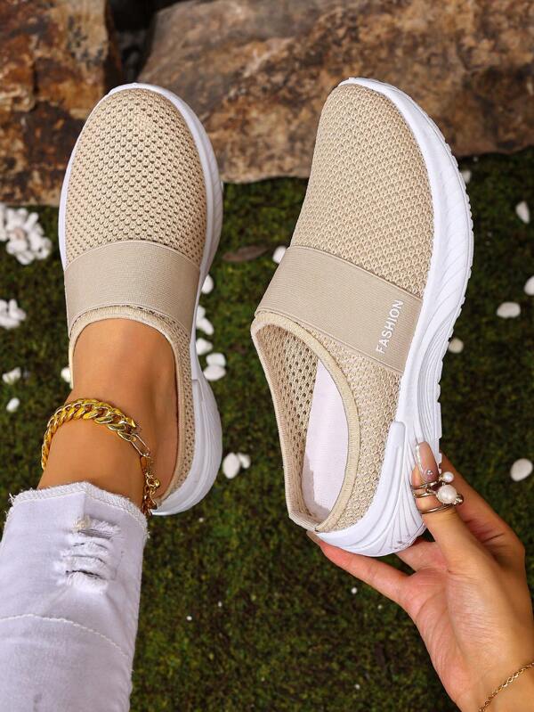 Women's Casual Shoes, Sports/Commute/Vacation Shoes, PVC Woven Strap Slippers, Breathable Comfortable Ladies Shoes, Lightweight & Soft, Suitable For Gym, Outdoor, Vacation