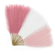 30قطعة/15قطعة/6قطع من عشب البامباس الاصطناعي، طول 21 بوصة، مزيج من اللون الوردي والأبيض والوردي الغامق، عشب البامباس المتطاير الاصطناعي، ديكور منزلي بأسلوب بوهيمي، مملأ للمزهريات والمكاتب والأعراس والحفلات