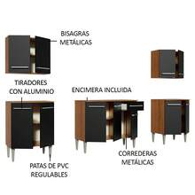 MADESA Baker's Racks - Brown and Black - View 4