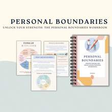 Personal Boundaries Workbook & DBT Therapy Notebook – Guided Worksheets For Anxiety, Social Skills & Emotional Regulation | Mental Health Journal For Therapists, Clients & Office Decor - A5 - View 5