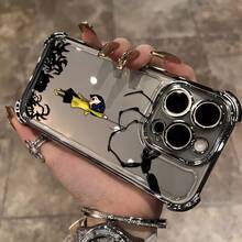 Anime Trending C-Coral Lin New Design Pattern Phone Case Compatible With IPhone 16 15 14 13 12 11 Pro Max X XR XSMAX 8 7 Plus Luxury Transparent Soft Back Cover - 混合顏色 1 - 查看 4
