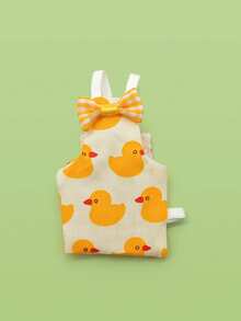 6pcs/1pc Reusable & Washable Parrot Diaper, Cute Fruit Pattern Design, With Waterproof Inner Layer, Soft Bird Flying Clothing, Applicable For Budgies, Parrots, Cockatoos, Cockatiels, Lovebirds And Other Small Pet Birds - Multicolor - View 3