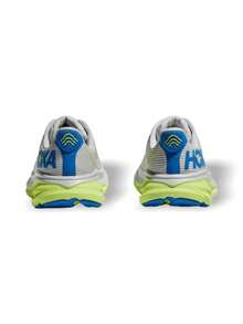 Hoka Giày chạy bộ trẻ em Clifton 9, chất liệu lưới dệt kim nhẹ, thoáng khí, có đệm RN88276 - Bụi sao/Xanh coban - Xem 4