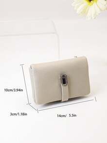 MINGYOU Women Short Soft PU Leather Large Capacity Wallet, Multifunctional Multi-Layer Purse With Magnetic Snap Closure, Multiple Card Slots Handbag Coin Pouch, Lightweight Convenient For Party, Date, Holiday Gift