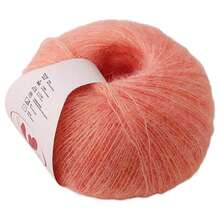 1 pieza 25g Mohair, Hilo de lana, Hilo tejido a mano fino, Hilo para bufanda, Hilo para chal, Bolso de ganchillo y ropa y velo. [Bola de hilo fino] Bola de hilo fino para tejer a crochet suéter hueco, chaleco de chal tejido, hecho a mano. Adecuado para proyectos de ganchillo y tejido, adecuado para bolsas DIY, mantas, cojines, muñecas - Regalo ideal para entusiastas de la artesanía, disponible en múltiples colores, hilo de ganchillo, suministros de artesanía. - Multicolor - Ver 14