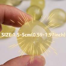 400G Citrine Polished Stones Tumbled Crystals Aroma Stone Fish Tank Aquarium Vase Plants Succulents Filler Decorative Stone Handcraft Making For Girl/Woman 200G