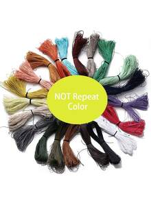 65m/Lot Waxed Cotton String Beading Cord Rope 1mm For Bracelet And Necklace Jewelry Making Weaving Supplies Accessories - Multicolor - View 5