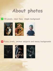 Customized Photo Magnets, Acrylic Fridge Magnets - Warm, Cute, Special Home Decor - Photo Fridge Magnets, Mother-Daughter Photo Magnets Gift, Dog Photo Magnets, Family Photo Magnets Gift, Couple Gift - Multicolor - View 7