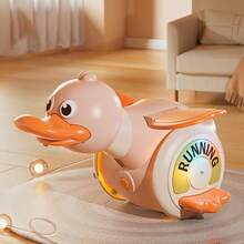ODAPTO Cute Running Duck Crawling Toy With Light & Music, Baby Toys 18 Months, Increase Baby Tummy Time, Great Musical Crawl Toys For Infant 18 Months - Multicolor - View 11