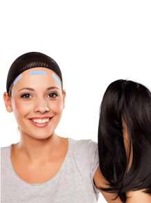 3码0.8厘米假发胶带双面假发胶带双面透明蕾丝前假发支撑胶带防水强力粘合双面假发发片接发