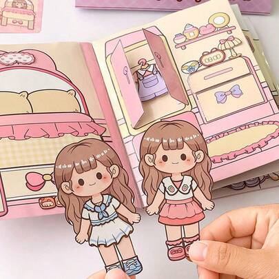 1本多层舒缓贴纸 - 减压感官玩具、可爱日记贴纸和礼品贴纸