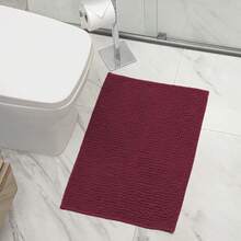 Non-Slip Bath Mat 40 X 60 Super Absorbent Soft Noodle Ball Various Colors - Burdeos - Ver 2