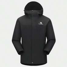 CAMEL CROWN Men's Mountaineering And Hiking 3-In-1 Windproof And Waterproof Jacket - Phantom Black - View 1