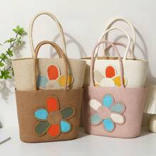 Women Shoulder Bags - [奶白]拼花彩色包 - 查看 4