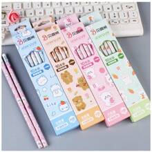 5 Stücke/10 Stücke/20 Stücke süße Cartoon Tier designte Bleistifte, (10 Stücke/Box) zufällige Farben und Stile, hochwertige kreative Schülerstationerie Bleistifte, HB, glatte Schreibweise, selbstauslöschend, geeignet für Prüfungen, Skizzieren, Malen, Kunst, Büroarbeiten, tolle Geschenke für Familie, Freunde, Kollegen, Jungen, Mädchen, Schulsachen