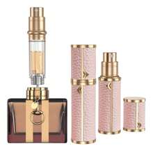 1 件奢华优雅便携式迷你可填充雾化器，底部填充设计，香水喷雾瓶，旅行香水瓶可填充，您的旅行和商务必需品