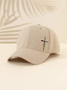 1 Piece Men Blessing Baseball Cap, Outdoor Casual Style All-Season Curved Brim Golf Hat, Hard-Top Fashionable Golf Hat, Adjustable Size, Suitable For Daily Matching, Holiday Gift