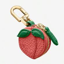 Süße Mini-Frucht-förmige Münztasche Schlüsselanhänger Kartenhalter Anti-Verlust Anti-Verlust Haustier-Tracker Mode-Dekoration für Frauen Geldbörse Mini-Geldbörse Geldbörse Münzbörse Handgelenktasche Geldbörse Geldbörse-Schlüsselanhänger