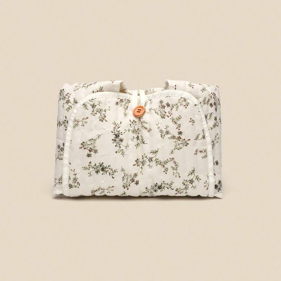 2026 New Diaper Changing Pad: Double-Sided Diaper Pad, Multi-Function Seam Nap Mat, Foldable With Hanging Strap - Beige - View 1