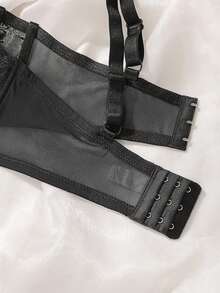 حمالة صدر مطرزة قابلة للتعديل بحجم كبير، رفع الملابس الداخلية الحميمة