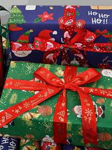 1 张 5 米/10 米大卷圣诞包装纸，牛皮纸