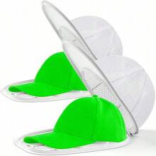 1 pieza Bolsa para la ropa, Bolsa + Soporte para la limpieza de sombreros, Funda protectora para sombreros, Jaula de limpieza de sombreros para lavadora, Bolsa de malla para la limpieza de sombreros en la máquina, Jaula protectora para la limpieza de gorras de béisbol, Adecuado para limpiar varios tipos de sombreros