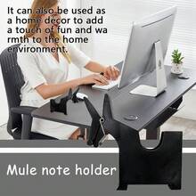 1 件桌面装饰驴形便签夹，办公桌纸质便签夹 - 彩色 - 查看 4