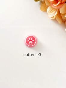Cute Dog Cat Stud Shape Polymer Clay Cutters, Soft Pottery Clay Mold DIY Earrings Necklace Jewelry Cutting Pottery Tools-Soft Clay Cutting Mold - For Handmade Earring Making - Suitable For Beginners & Jewelry Artists, Polymer Clay Stud Earring Making Tool, Clay Jewelry Making Kit, Clay Earring Molds, Made By PLA - Pink - View 14