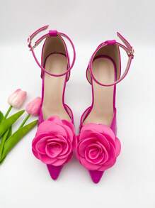 2pcs Elegant Fabric Rose Decorative Shoe Clips - Perfect For Weddings, Bridal Parties And High Heels