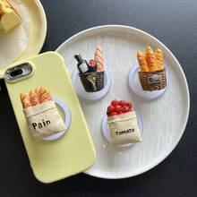 DIY Magnetic Phone Holder With Magnetic Base, Foldable And Expandable Grip Stand - Multicolor - View 1