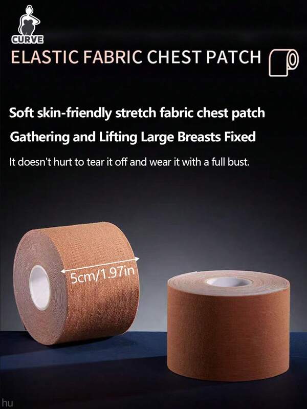 1 Stück große Größen Büsten-Patch Bandage, ganzjährig getragene Büsten-Hebebinde gegen Durchhängen, unsichtbare obere Büstenstütze, atmungsaktiv, geeignet für vielfältige Verwendung