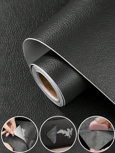 1Roll Black Leather Repair Patch (50cm*300cm Extra Large), Wear-Resistant Durable Waterproof Removable Self-Adhesive Leather Repair Tape | DIY Cuttable Repair Patches Kit | For Furniture Sofa Couch Office Chair Car Seats Handbag/Coat Fix & Refresh | Home Renovation Quick Fix Like New Finish | Cost-Effective Multi-Purpose | Valentine's Day Gift For Home DIY Lovers | EU Winter Home Upgrade Must-Have | Fast EU Delivery & Dispatch