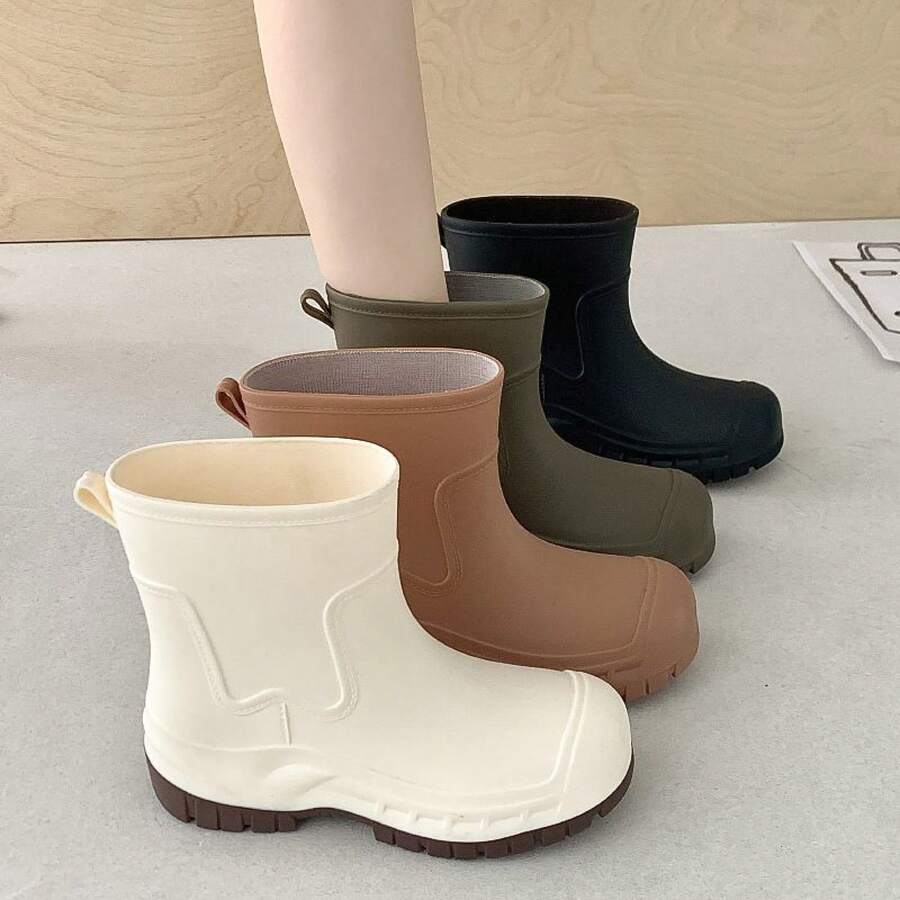 Women Mid-Calf Boots - [867]綠色 單鞋 標準碼 - 查看 1