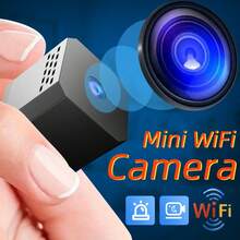 Mini Wireless Indoor Security Camera 1080P Baby Monitor Night Vision Battery Powered Motion Detection Two-Way Audio Magnetic Base Easy Installation Cloud/SD Card Storage BC2 - Black - View 9