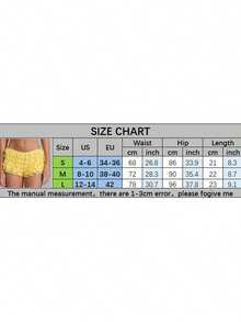 Women's Layered Lace Shorts Casual Stylish Solid Elastic Low Rise Shorts For Spring/Summer - 黃色 - 查看 8