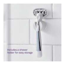 Flamingo Razors For Women, 1 Women' Razor Handle (Chrome), 5 Blade Razor For Women With Aloe And Shea Butter Glide Strips - 1個手柄+1個刀片 - 查看 7