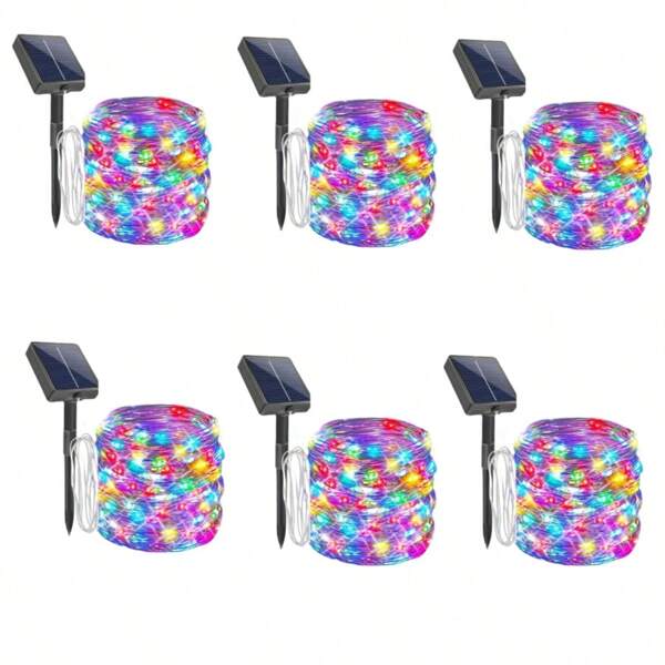 Solar Fairy Lights, Warm White 104FT/72FT/39FT/12FT Solar String Lights Outdoor Waterproof, 8 Modes LED Twinkle Lights For Garden Yard Tree Wedding,Solar Fairy Lights Solar Ground Lights Solar Lights Outdoor String Solar Powered Outdoor String Lights