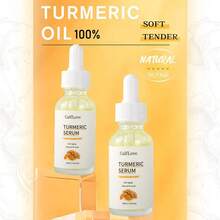 Turmeric Brightening Serum 30ml / 1.01 Fl.Oz – Hydrating & Firming Facial Essence, Fades Dark Spots & Fine Lines, Anti-Wrinkle, Smooth & Nourish Skin, Perfect For Travel & Wedding Gift Sets - Yellow - View 7