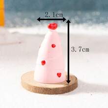 1件/5件/10件 2025新品！迷你圣诞树装饰——微景观装饰，雪景部件。桌面微缩模型，蛋糕道具。圣诞装饰，节日微缩模型，2025必备！ - 彩色 - 查看 10