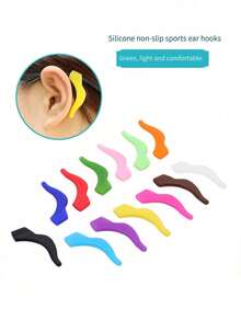 2/4/10/16/20/24/40个装多色防滑眼镜耳钩，适用于大多数眼镜 - 彩色 - 查看 10