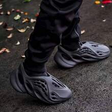 Foam Runners For Unisex Hollow Sports Shoes Shoes Slip-On Beach EVA Sandals Foam Runner Outdoor Water Shoes Casual Walking Shoes For Girls & Boy Shoes - Black - View 3