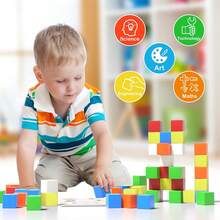 30PCS Magnetic Blocks - Toddler Girl Toys, Magnet Building Blocks With Ron Box , STEM Sensory Outdoor Autism Toys For 3-5 Year Old Boys & Girls, Magnetic Cubes Classroom Must Haves For Kids Ages 3+