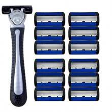 Razors, Manual Shaving Razors, 6-Layres Blade Razors, Replacement Razor Blades, Hair Care Tools, Traditional Razors For Smooth Shaving Travel