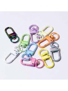 5-20pcs Colorful Keychain Parts For DIY Keychains, Small Gifts For Friends Car Accessories Cute Goth Y2k - one-size - View 4